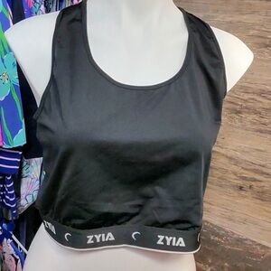 ZYIA Active Black Comfort Sports Bra XXL